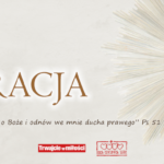 Baner październikowej akcji adoracji w intencji czystości - 2026 r.